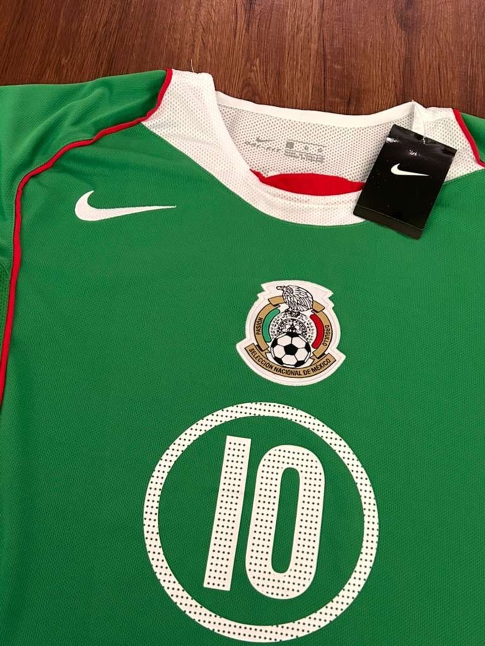 Nike RETRO 2005 Mexico National Team Soccer Jersey C.Blanco # 10🇲🇽